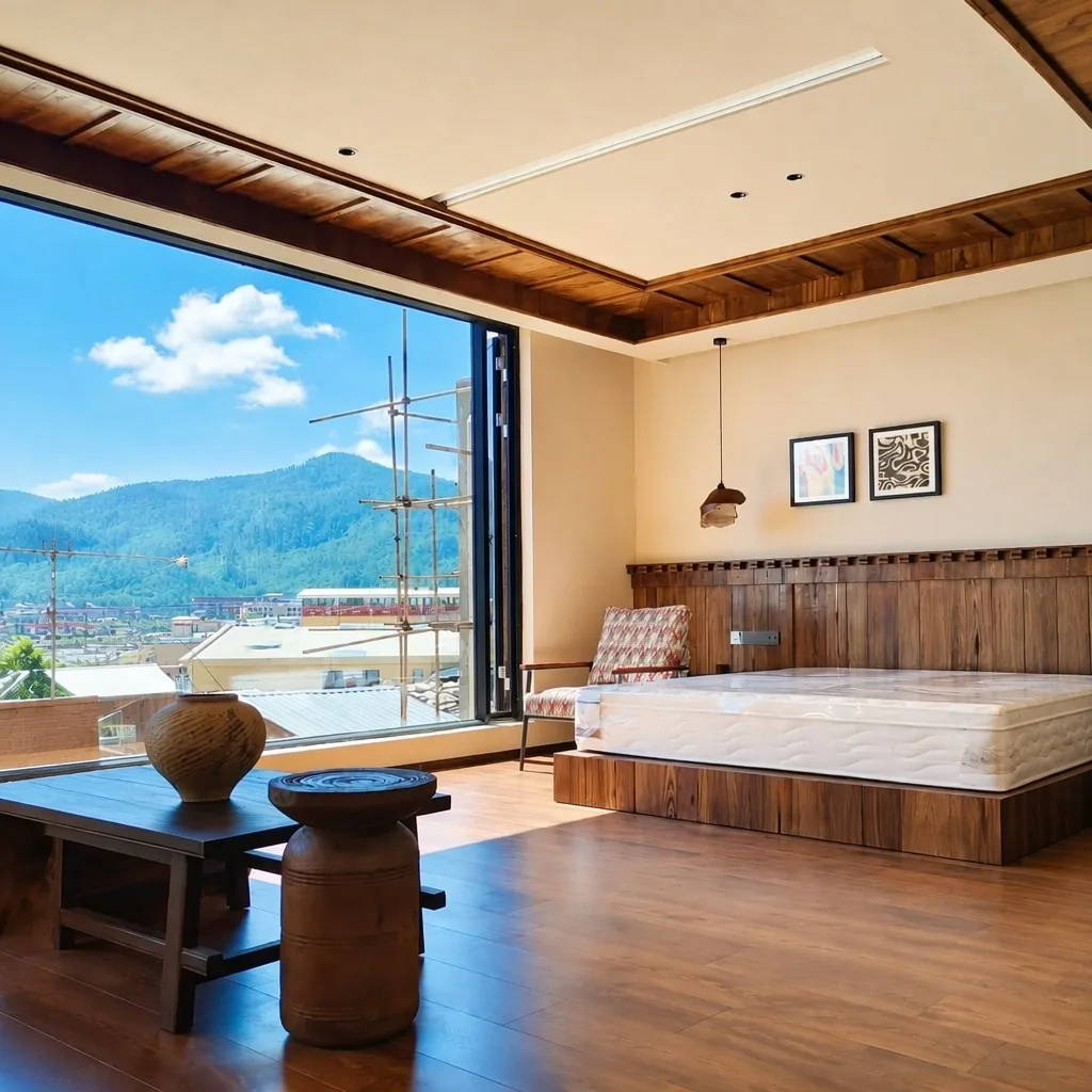 Yunnan mountain resort guest room bold landscape canvas